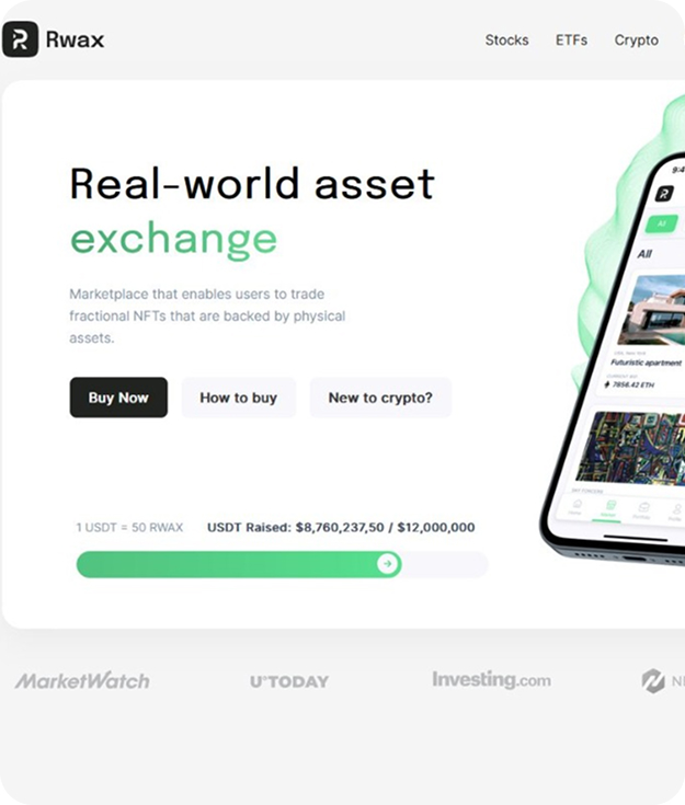 RWAX ICO & Website