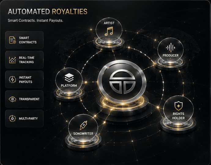 Automated Blockchain Royalties